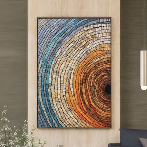 Baumring Art Prints, Modern Neutral Abstrakt, Abstrakte Kunst, Abstrakte Wandkunst, Abstrakte Kunst Drucke, Minimalistische Wandkunst, Fine Art Prints