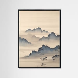 Zen Framed Art, Framed Original Art, Spiritual Wall Art, Zen Deco, Spiritual Zen, Minimalist Framed Wall Art, Zen Art Gift