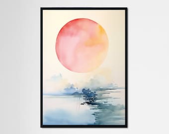 Zen Framed Art, Framed Original Art, Spiritual Wall Art, Zen Deco, Spiritual Zen, Minimalist Framed Wall Art, Zen Art Gift