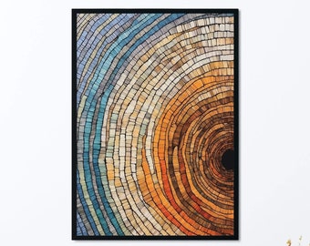 Tree Ring Art Prints, Modern Neutral Abstract, Abstract Art, Abstract Wall Art, Abstract Art Prints, Framed Wall Art, Fine Art Prints