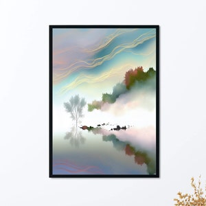 Zen Framed Art, Framed Original Art, Spiritual Wall Art, Zen Deco, Spiritual Zen, Minimalist Framed Wall Art, Zen Art Gift