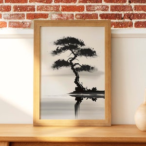 Minimalist Wall Art, Japanese Art Print, Zen Wall Art, Zen Printed Wall Art, Japanese Wall Art, Neutral Abstract Art, Modern Minimalist