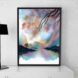 Zen Framed Art, Framed Original Art, Spiritual Wall Art, Zen Deco, Spiritual Zen, Minimalist Framed Wall Art, Zen Art Gift