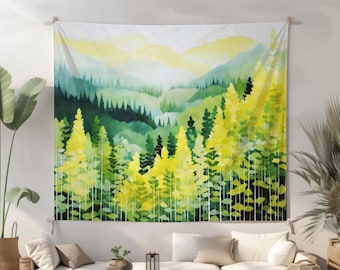 Housewarming Gift, New Home Decor Gift, Gift for Her, College Dorm Gift, Abstract Art Tapestry, Boho Wall Hanging, Birthday Present