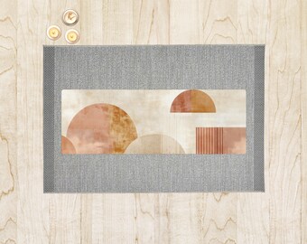 Durable Yoga Mat, Non Slip Grip Exercise Mat, Premium Fitness Mat, Boho Neutrals Meditation Mat, High Quality Workout Mat, Pilates Accessory