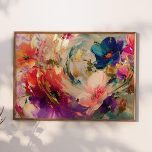 Floral Abstract Art, Nature Wall Art, Modern Abstract, Abstract Art Piece, Abstract Wall Art, Abstract Art Prints, Surreal Abstract Art