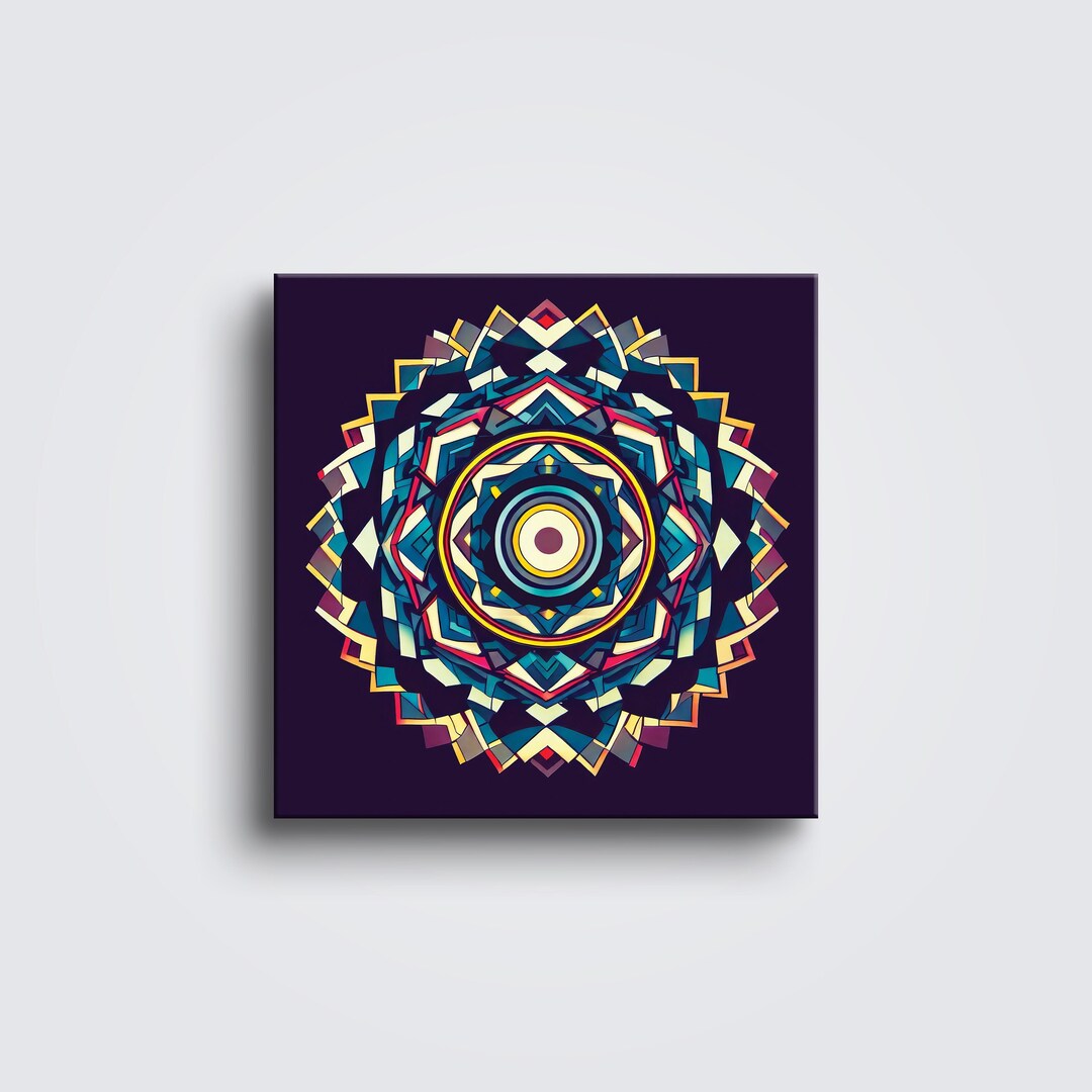 Mandala Wall Art, Spiritual Mandala, Mandala Art, Spiritual Decor