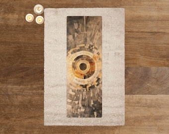 Yoga Mat for Travel, Eco-friendly Exercise Mat, Portable Fitness Mat, Workout Mat for Home Studio, Earthy Organic, Nature Inspired Gift