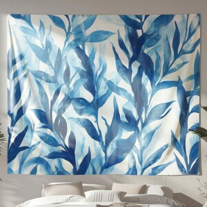 Ocean Abstract Tapestry, Original Art on Tapestry, Posh Wall Hanging, Elegant Tapestry, Nature Indoor Wall Tapestry, Abstract Decor