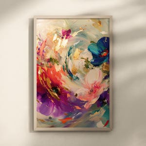 Floral Abstract Art, Nature Wall Art, Modern Abstract, Abstract Art Piece, Abstract Wall Art, Abstract Art Prints, Surreal Abstract Art