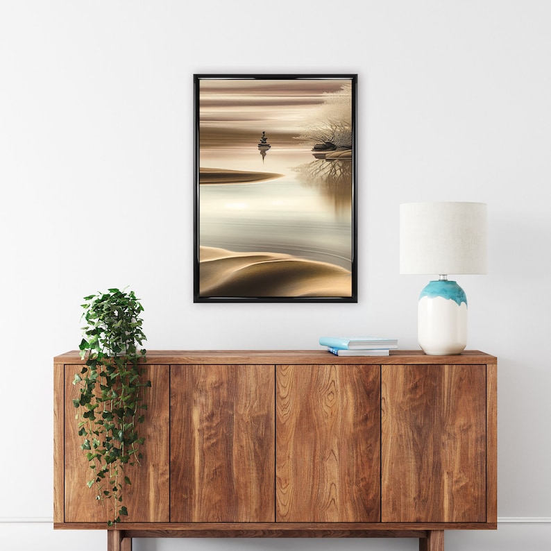 Zen Wall Art Printable Zen Wall Art Canvas Minimalist Zen Etsy