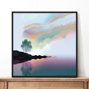 Japanese Zen Framed Art, Framed Original Art, Spiritual Wall Art, Zen Deco, Spiritual Zen, Japan Minimalist Framed Wall Art, Zen Art Gift