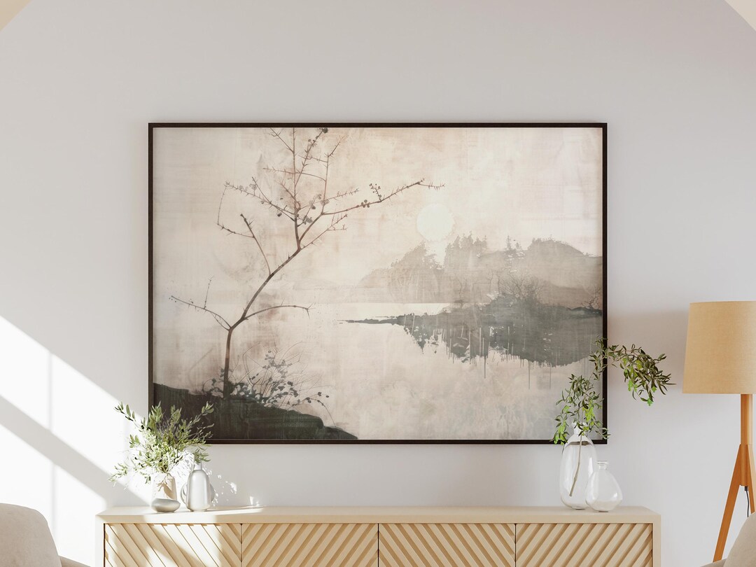Curated visual reference: Gallery Detail: Japandi Wall Decor Rustic Minimalist Scandinavian Art Wabi Sabi Hygge