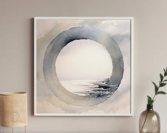 Zen Wall Art, Japanese Art, Zen Printed Wall Art, Japanese Fine Art, Zen Wall Decor, Mimimalist Japan Art, Nature Minimalist Poster
