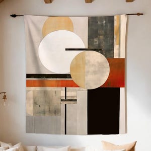 Japanese Tapestry, Original Art on Tapestry, Japan Wall Hanging, Butterfly Tapestry, Japan Indoor Wall Tapestry, Japanese Wall Decor