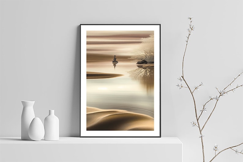 Zen Wall Art Printable Zen Wall Art Canvas Minimalist Zen Etsy