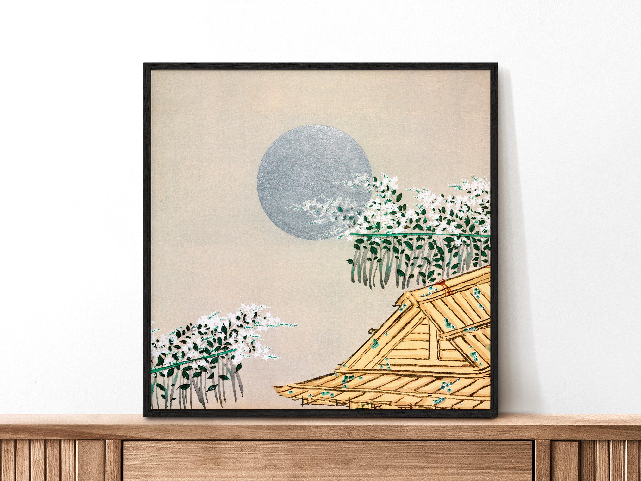 クラシックな日本の額入りアート、額入りヴィンテージ日本、日本の美術