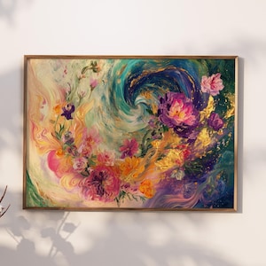 Floral Abstract Art, Nature Wall Art, Modern Abstract, Abstract Art Piece, Abstract Wall Art, Abstract Art Prints, Surreal Abstract Art