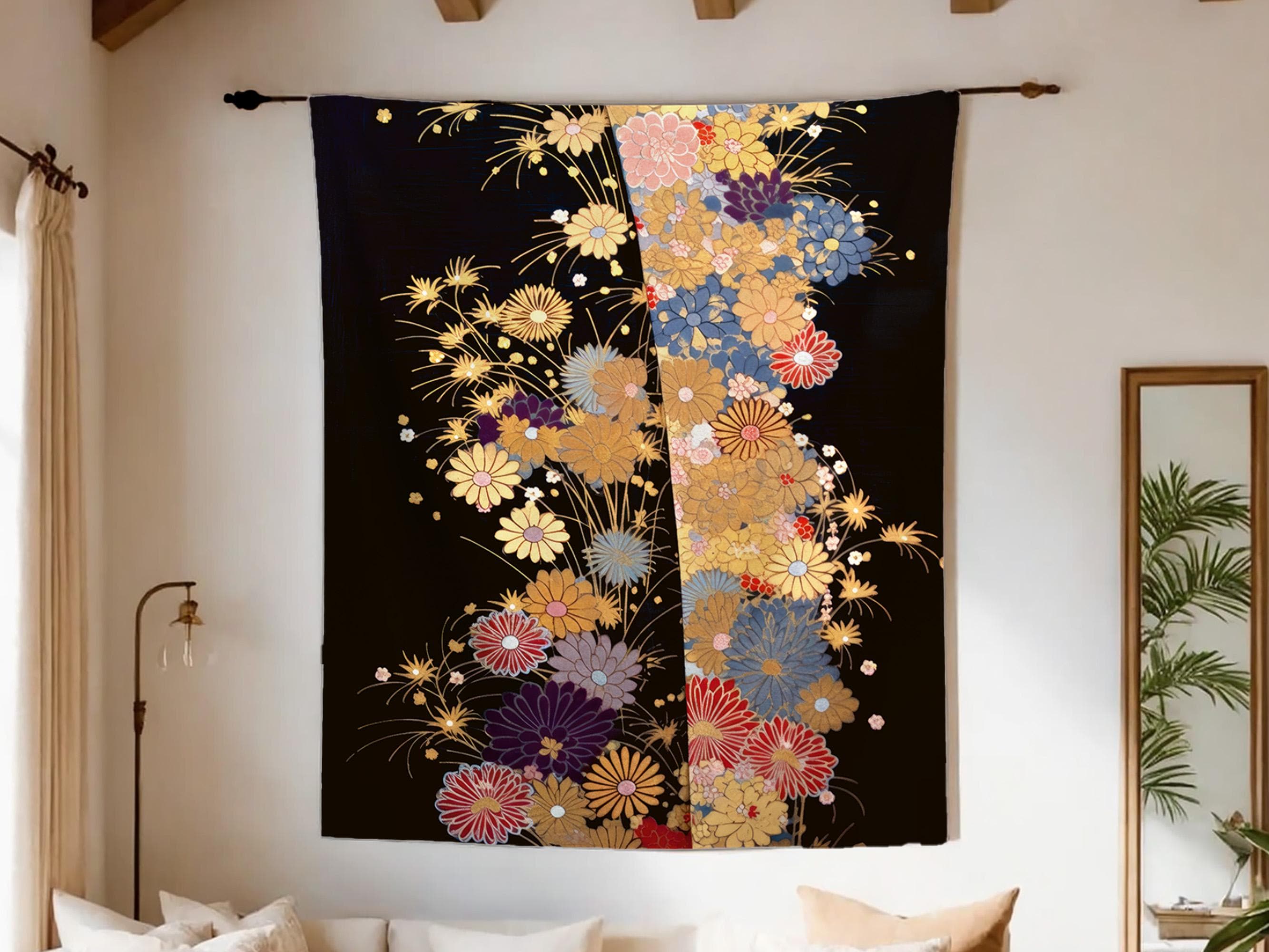 Kimono wall hanging - Etsy 日本