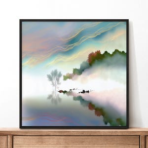 Japanese Zen Framed Art, Framed Original Art, Spiritual Wall Art, Zen Deco, Spiritual Zen, Japan Minimalist Framed Wall Art, Zen Art Gift