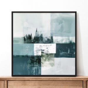 Nordic Abstract Art Print, Scandinavian Abstract Wall Art, Framed Wall Art, Nordic Mountains Abstract, Nordic Fine Arts