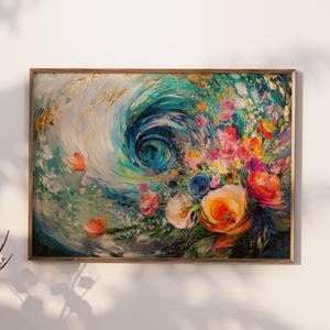 Floral Abstract Art, Nature Wall Art, Modern Abstract, Abstract Art Piece, Abstract Wall Art, Abstract Art Prints, Surreal Abstract Art