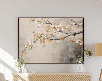 Housewarming Gift Japandi Art, New Home Landscape Print, Scandinavian Japanese Matte Paper Poster, Minimalist Decor, Wall Decoration