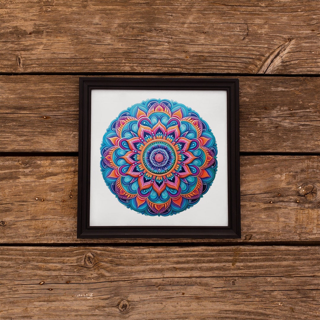 Mandala Wall Art, Mandala Art,mandala Wall Decor, Mandala Deco ...