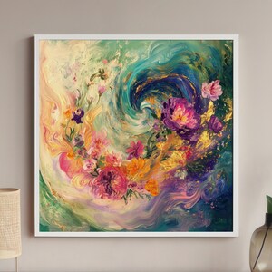 Floral Abstract Art, Nature Wall Art, Modern Abstract, Abstract Art Piece, Abstract Wall Art, Abstract Art Prints, Surreal Abstract Art