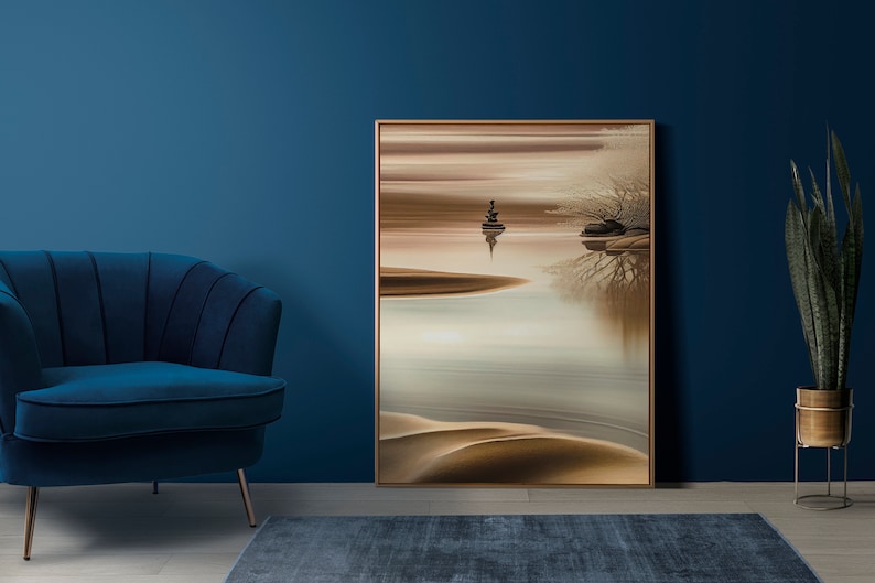 Zen Wall Art Printable Zen Wall Art Canvas Minimalist Zen Etsy