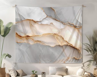 Fade Resistant Fabric, Machine Washable Art, Polyester Wall Cloth, Sharp Print Detail, Lightweight Tapestry, Silky Fabric Wall Hanging