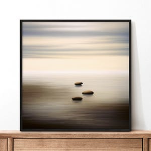 Japanese Zen Framed Art, Framed Original Art, Spiritual Wall Art, Zen Deco, Spiritual Zen, Japan Minimalist Framed Wall Art, Zen Art Gift