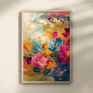 Floral Abstract Art, Nature Wall Art, Modern Abstract, Abstract Art Piece, Abstract Wall Art, Abstract Art Prints, Surreal Abstract Art