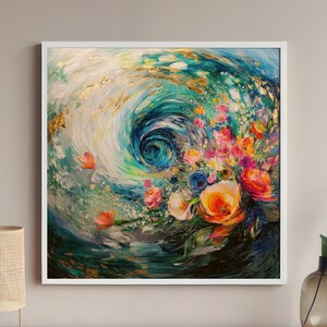 Floral Abstract Art, Nature Wall Art, Modern Abstract, Abstract Art Piece, Abstract Wall Art, Abstract Art Prints, Surreal Abstract Art