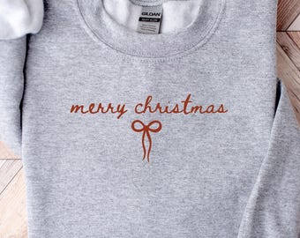 Merry Christmas Sweatshirt, Holiday Family Matching Shirt