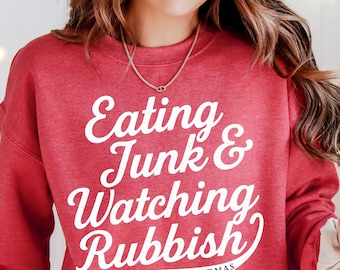 Sudadera navideña, camiseta de película navideña, camiseta navideña para mujer, regalo navideño, regalo para Navidad, Navidad familiar, camiseta navideña para niños