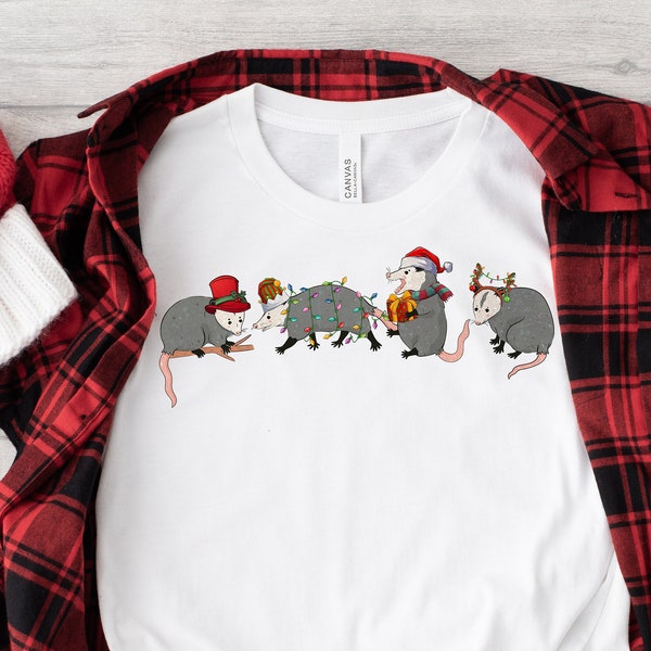 Opossum Christmas Shirt, Merry Hissmas Tee,Cute Possum Lover, Christmas Opossum shirt,Opossum Merry Christmas Sweatshirt,Wild Animals shirt