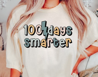 100 Days Smarter Shirt: Teacher Student Tee