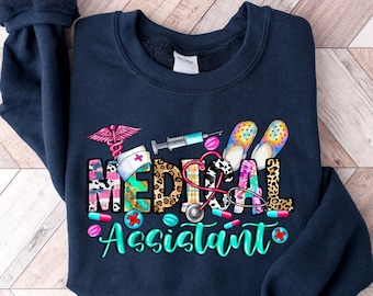 Medical Assistant Sweatshirt,Nurse Life Stethoscope Shirt,Nurse Sweatshirt,NP shirt,Nurse shirt,Nurse gift,Nursing shirt,Nurse graphic tee