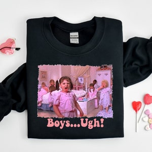 Boys Ugh! Valentine's Day T-Shirt: Retro Funny Single Shirt