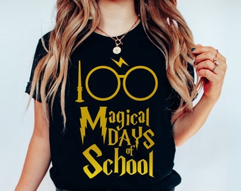 Magic 100 Days of School Shirt, 100 Days Of School Shirt, 100 Days Magical Of School Shirt, Teacher 100 Days Magical, Magical Teacher Gifts