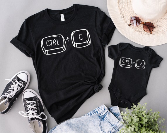 Matching Retro Copy Paste Shirts, Ctrl V: Father's Day Gift Matching Retro Copy Paste Shirts, Ctrl V: Father's Day Gift