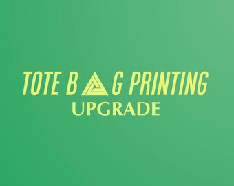 Blank tote bag printing upgrade