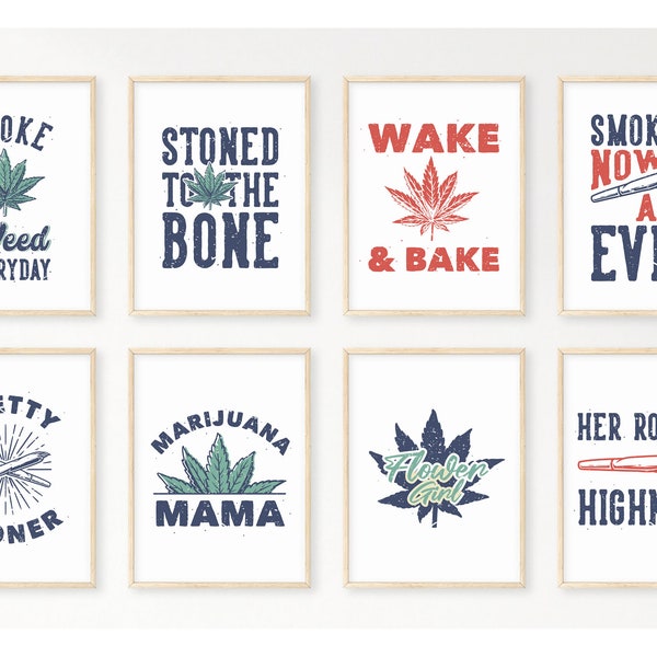 Weed Bedroom Posters - Etsy