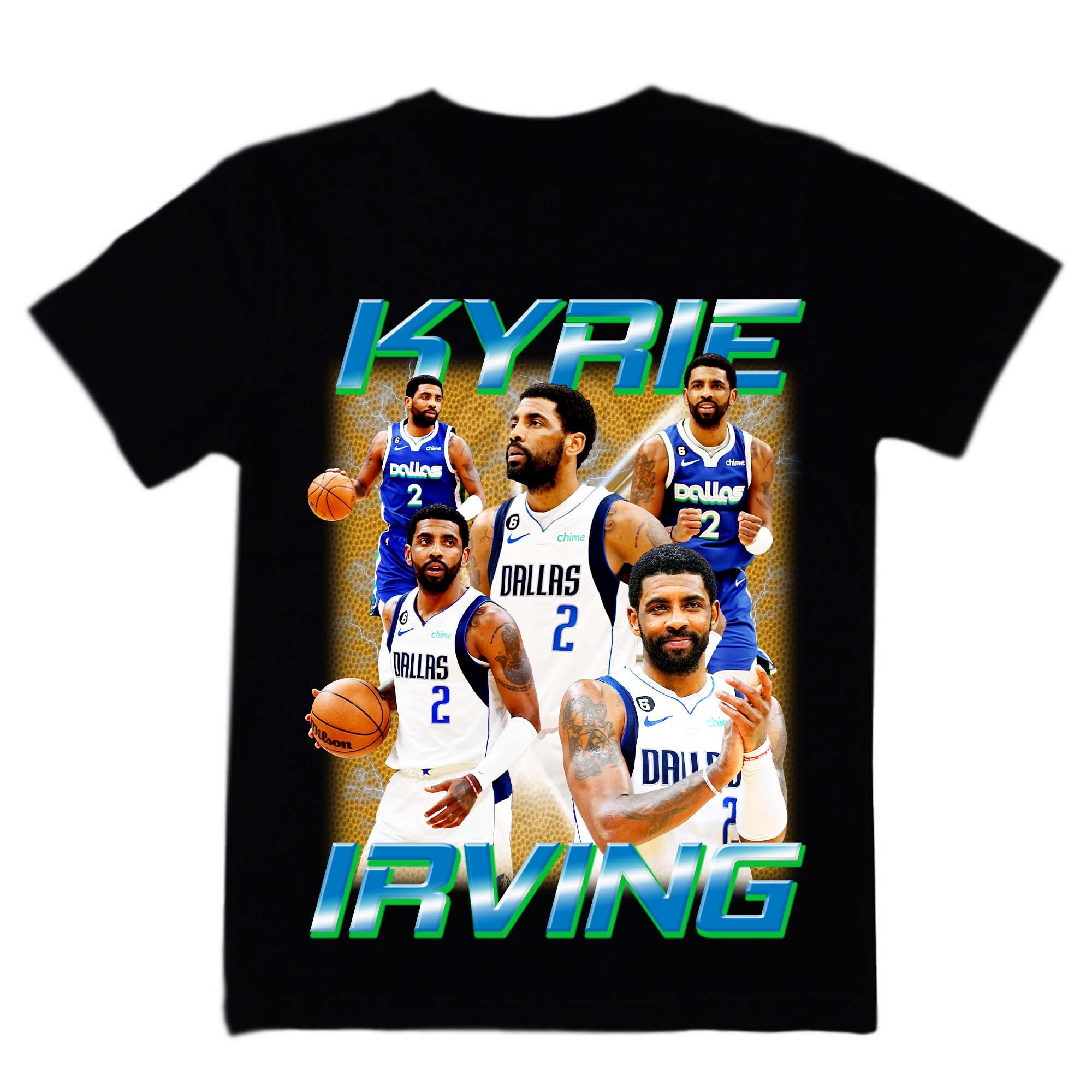 Kyrie Irving Boston Silhouette Basketball T Shirts T Shirt