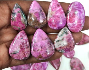 Natural Designer Cobalt Calcite Cabochon Loose Gemstone For Jewelry Making Stone and wire warp Stone Cobalt Calcite Wholesale Lot Cobalt