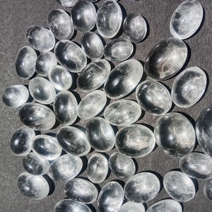 Natural Crystal Quartz lot Handmade White Crystal Lot Crystal Quartz cabochon Multi Jewelry Making Quartz Mix shape and size Crystal Quartz