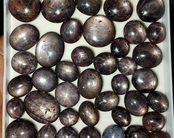 60% DE DESCUENTO Lote de zafiro estrella natural hecho a mano, colgante de cabujón de zafiro estrella único, piedra para hacer joyas, regalo para ella