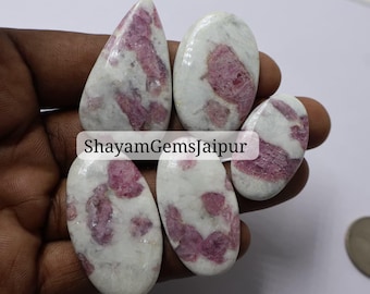 Natural Pink Tourmaline Handmade Tourmaline High Quality Mix Shape - Size Tourmaline for Jewelry Making Tourmaline 5 pcs 210 Carat Lot