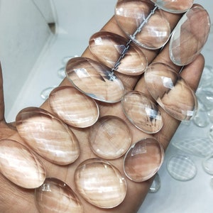 60%OFF Natural Unique Clear Quartz Cut Stone clear quartz faceted Gemstone Clear Quartz Loose For For Jewelry Making All types gemstone lot